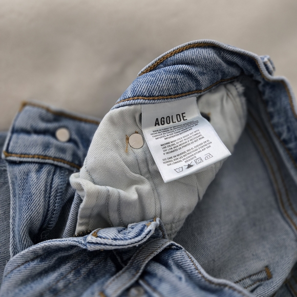 Agolde Light Wash Women's Jeans - Picture 3 of 4